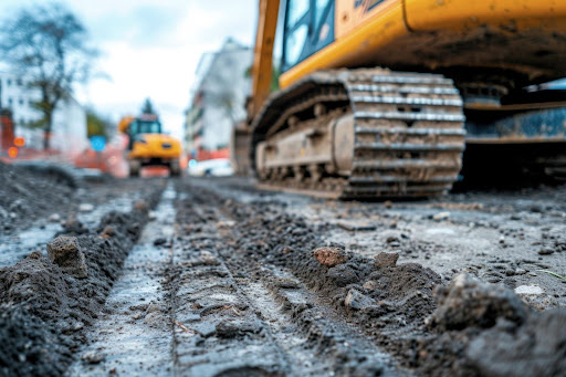 Travaux par terrassement sur la voie publique